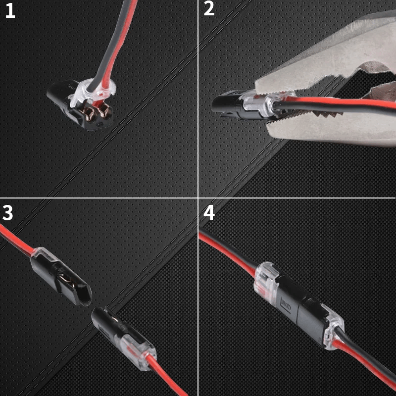 (🔥Last Day Promotion - 49% off)2025Double-wire Plug-in Connector With Locking Buckle(The more you buy, the more discounts you get)