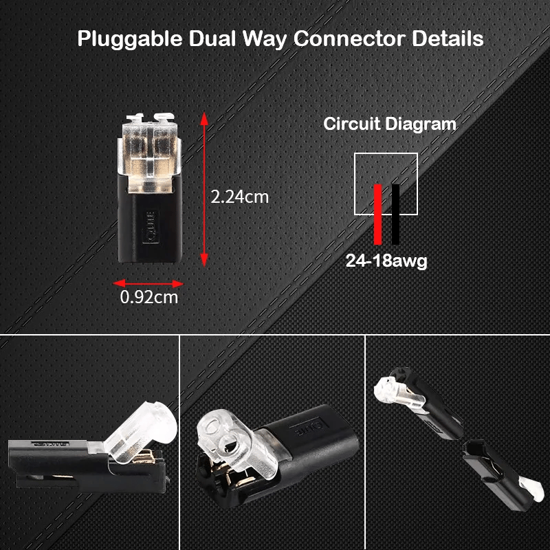 (🔥Last Day Promotion - 49% off)2025Double-wire Plug-in Connector With Locking Buckle(The more you buy, the more discounts you get)
