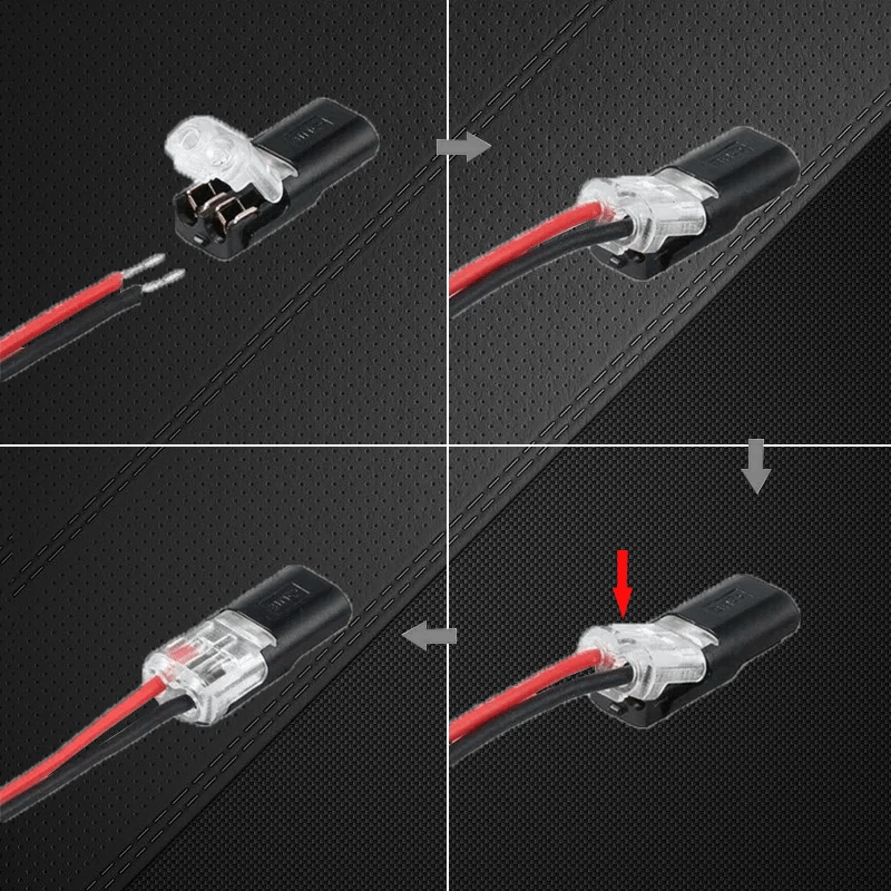 (🔥Last Day Promotion - 49% off)2025Double-wire Plug-in Connector With Locking Buckle(The more you buy, the more discounts you get)