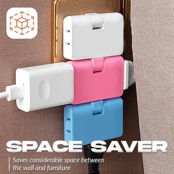 2025-180 Degrees Rotatable Socket Converter